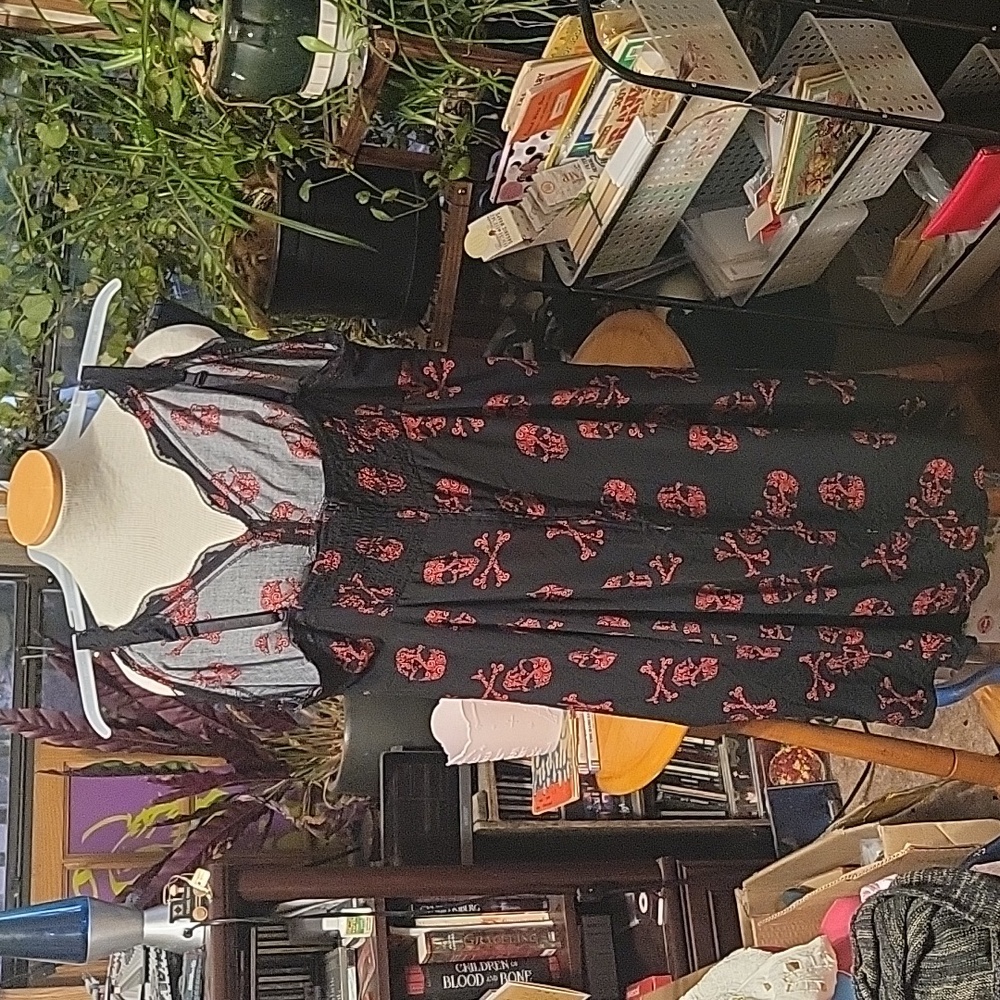 Tripp red skull baby doll dress - Picture 2 of 5